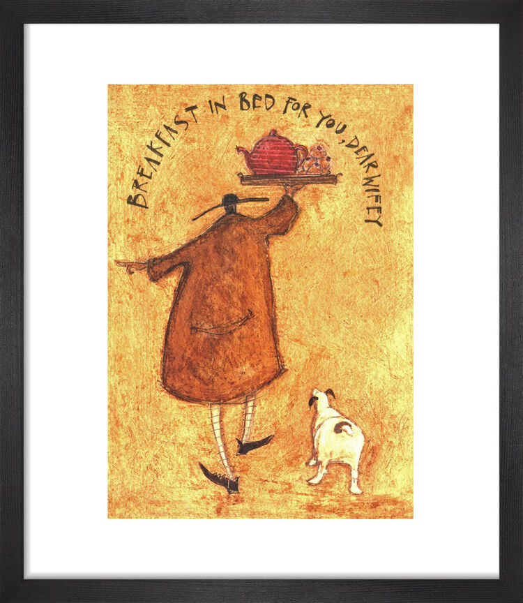 Tea for Her Majesty Framed Art Print by Sam Toft