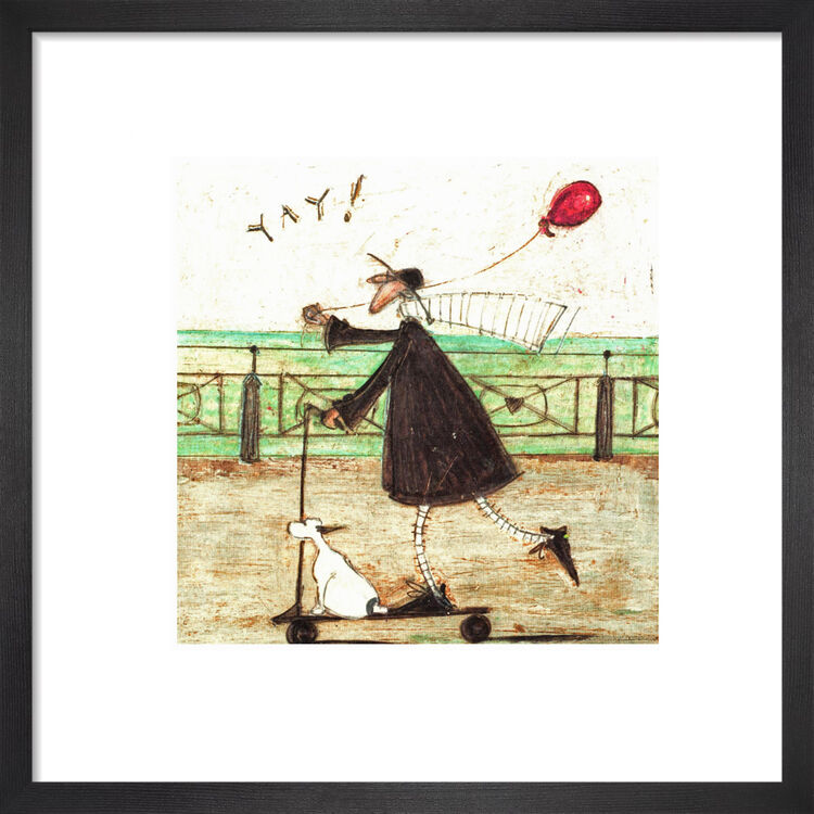 Yay! Framed Art Print by Sam Toft