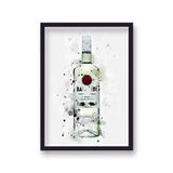 Bacardi Graphic Splash Print Roku Inspired Framed Art Print