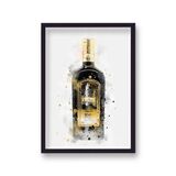 Nolets Gin Graphic Splash Print Roku Inspired Framed Art Print
