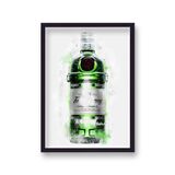 Tanqueray Gin Graphic Splash Print Roku Inspired Framed Art Print
