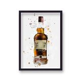 Southern Comfort Graphic Splash Print Roku Inspired Framed Art Print