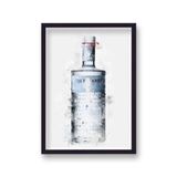 The Botanist Gin Graphic Splash Print Roku Inspired Framed Art Print