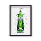 Gordon's Gin Graphic Splash Print Roku Inspired Framed Art Print