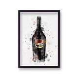 Baileys Graphic Splash Print Roku Inspired Framed Art Print