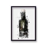 Ki No Bi Gin Graphic Splash Print Roku Inspired Framed Art Print