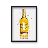 Jose Cuervo Graphic Splash Print Roku Inspired Framed Art Print