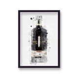 Whitley Neill Gin Graphic Splash Print Roku Inspired Framed Art Print