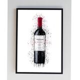 Malbec Red Wine Splatter Print