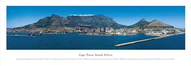 Cape Town Panoramic Art Print by James Blakeway Panoramas