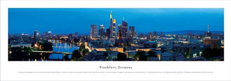 Frankfurt Panoramic Art Print by James Blakeway Panoramas