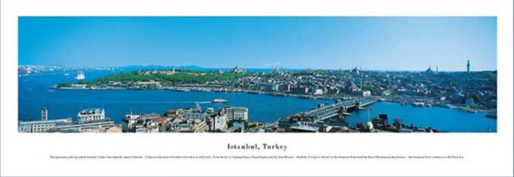 Istanbul Panoramic Art Print by James Blakeway Panoramas