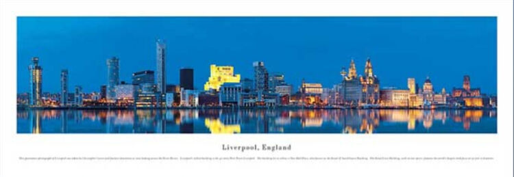 Liverpool Panoramic Art Print by James Blakeway Panoramas