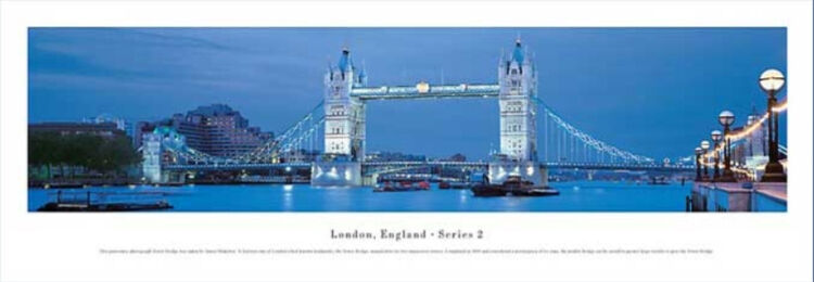 London - Tower Bridge Panoramic Art Print by James Blakeway Panoramas
