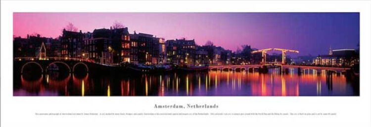 Amsterdam Panoramic Art Print by James Blakeway Panoramas