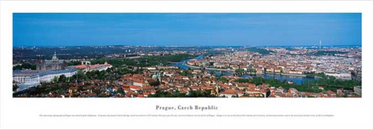 Prague Panoramic Art Print by James Blakeway Panoramas
