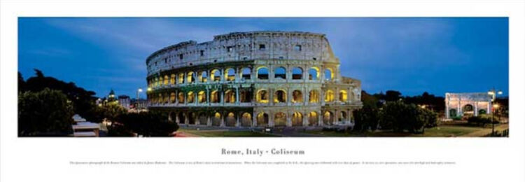 Rome Panoramic Art Print by James Blakeway Panoramas