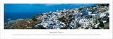 Santorini Panoramic Art Print by James Blakeway Panoramas