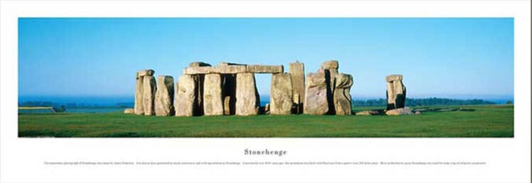 Stonehenge Panoramic Art Print by James Blakeway Panoramas