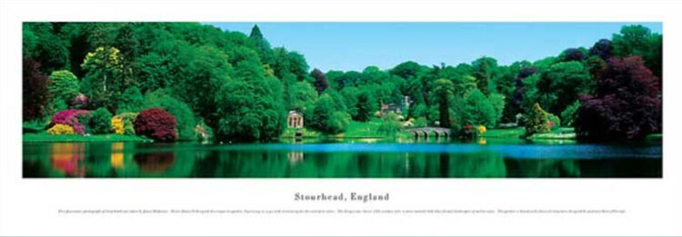 Stourhead Panoramic Art Print by James Blakeway Panoramas