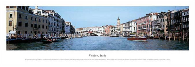 Venice Panoramic Art Print by James Blakeway Panoramas