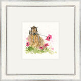 A Moment on the Lips - Hares Framed Limited Edition Art Print by Kay Johns