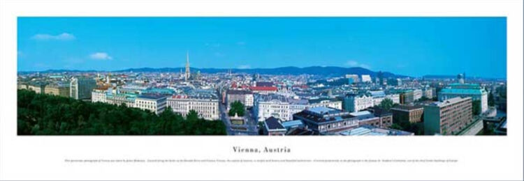 Vienna Panoramic Art Print by James Blakeway Panoramas