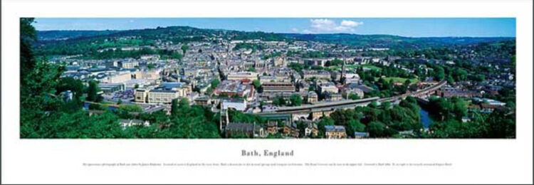 Bath Panoramic Art Print by James Blakeway Panoramas