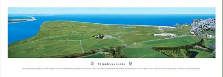 St Andrews Panoramic Art Print by James Blakeway Panoramas