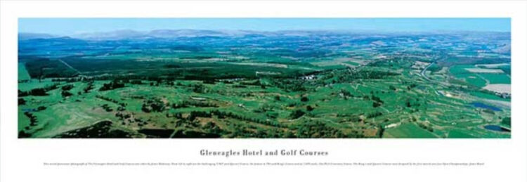 Gleneagles Panoramic Art Print by James Blakeway Panoramas