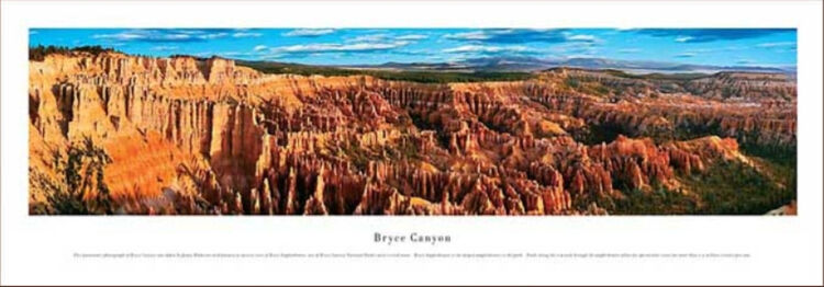 Bryce Canyon Panoramic Art Print by James Blakeway Panoramas