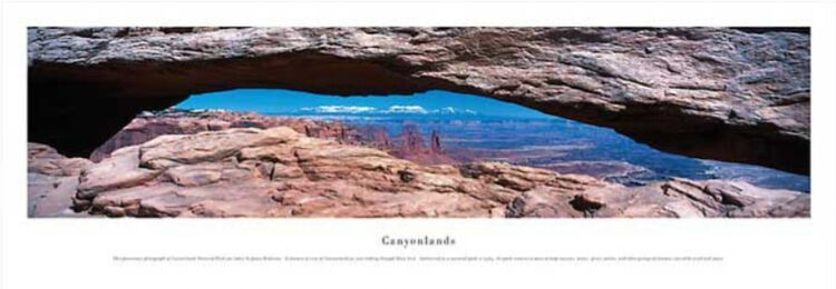 Canyonlands Panoramic Art Print by James Blakeway Panoramas