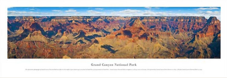 Grand Canyon Panoramic Art Print by James Blakeway Panoramas