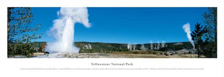 Yellowstone Panoramic Art Print by James Blakeway Panoramas