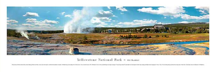 Yellowstone Panoramic Art Print by James Blakeway Panoramas