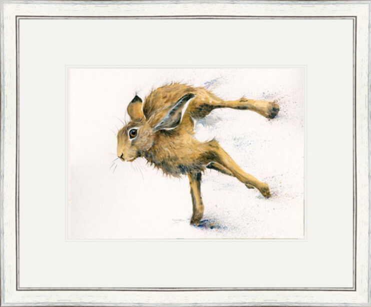 Yabba Dabba Doo- Hares Framed Limited Edition Art Print by Kay Johns