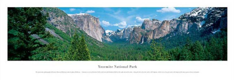 Yosemite Panoramic Art Print by James Blakeway Panoramas