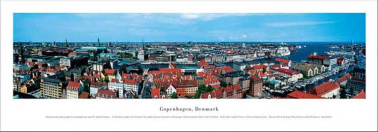 Copenhagen Panoramic Art Print by James Blakeway Panoramas