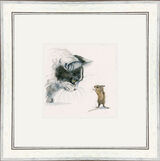 Bubble & Squeak (Cat / Mouse) - Dogs and Cats Framed Limited Edition Art Print by Kay Johns