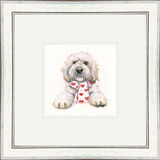 Hugs and Kisses (Cockapoo)- Dogs and Cats Framed Limited Edition Art Print by Kay Johns