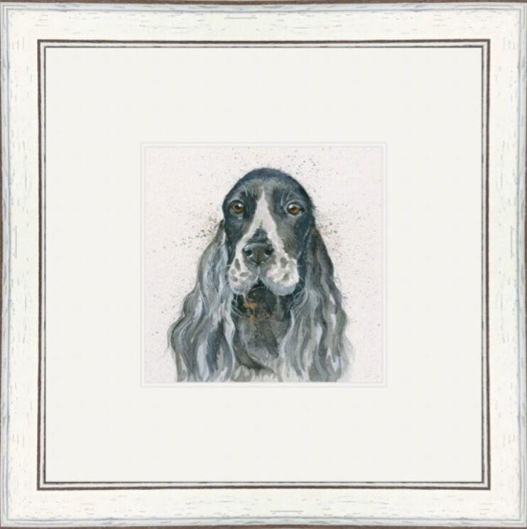 Bessie (Cocker Spaniel) - Dogs and Cats Framed Limited Edition Art Print by Kay Johns