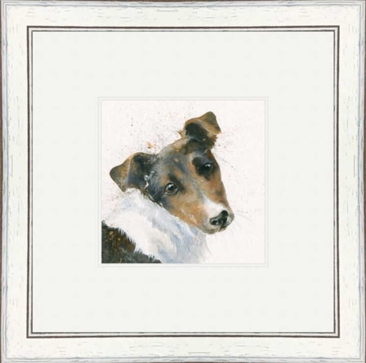 Russell (Jack Russell) - Dogs and Cats Framed Limited Edition Art Print by Kay Johns