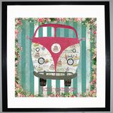 PICNI-CAMPER Framed Art Print by Clare Walton