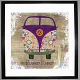 FLOWER POWER Framed Art Print by Clare Walton