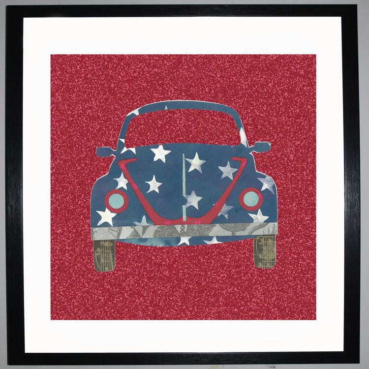 Star Beetle Framed Art Print by Clare Walton