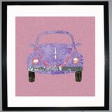 Lilac Beetle Framed Art Print by Clare Walton