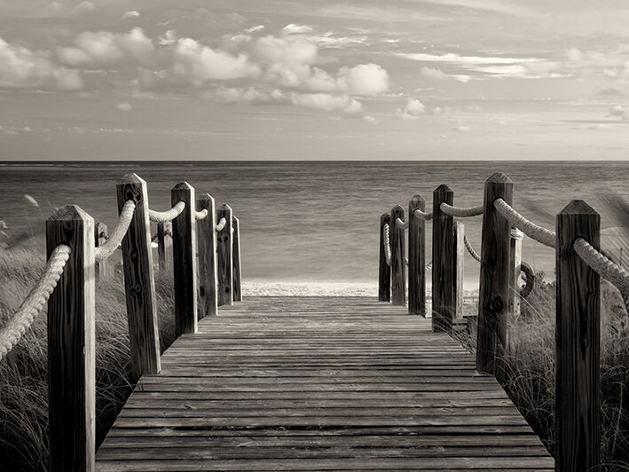 Pathway to Paradise Canvas Art Print by Dennis Frates