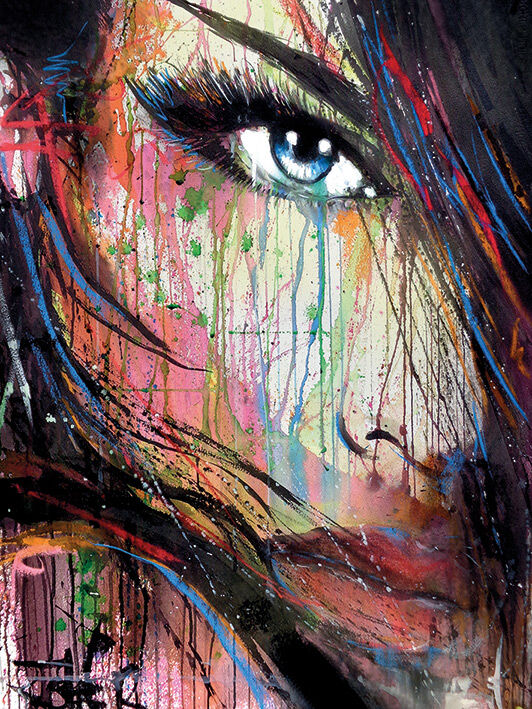 Dark Nature Canvas Art Print by Loui Jover