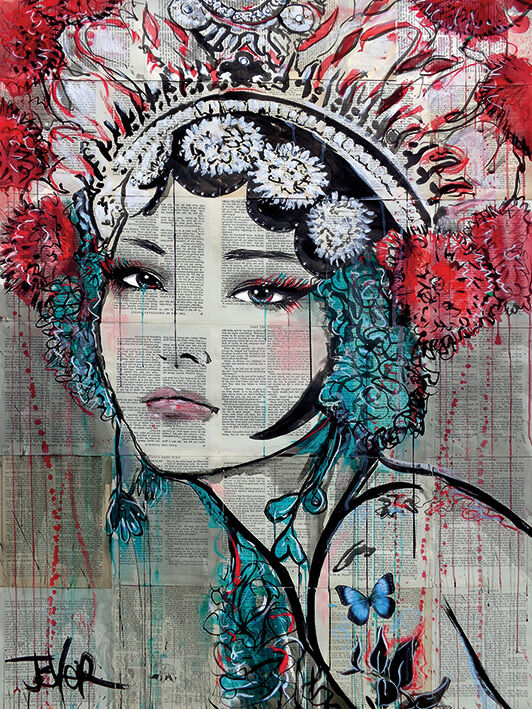 Dynasty Canvas Art Print by Loui Jover
