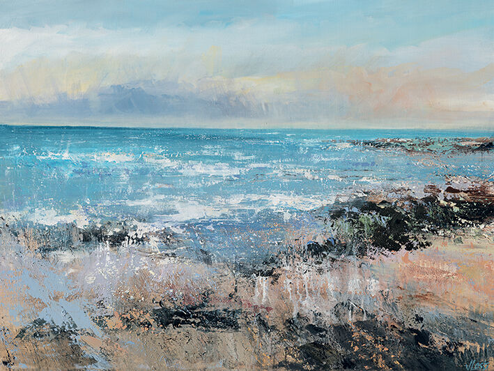 Orange Glow Canvas Art Print by Joanne Last